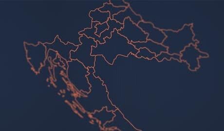 D3.js: Map of Croatia