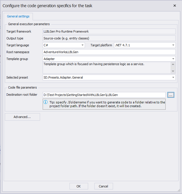 Configure Task