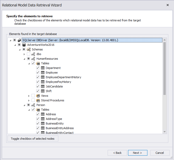 Relational Model Data Retrieval