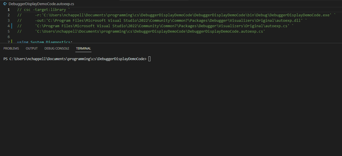 Run command without leaving home