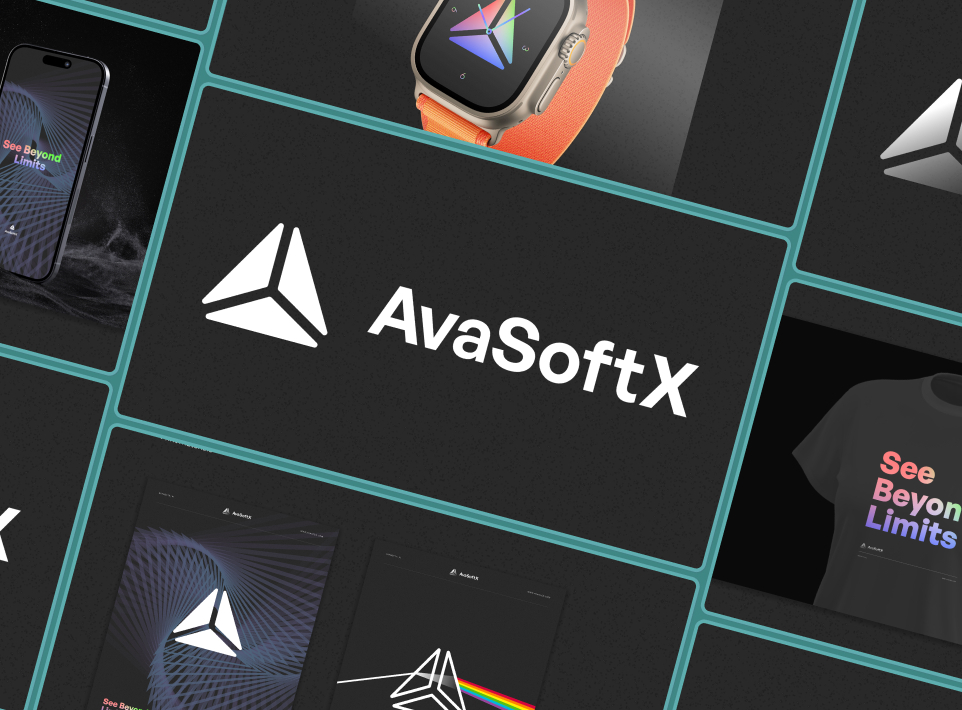AvaSoftX Logotype Dark Version